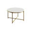 Table basse ronde en marbre Elemental