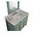 Snider 42'' Single Bathroom Vanity with Marble Top