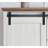 5 Drawers Dresser W/Sliding Barn Door-831258558