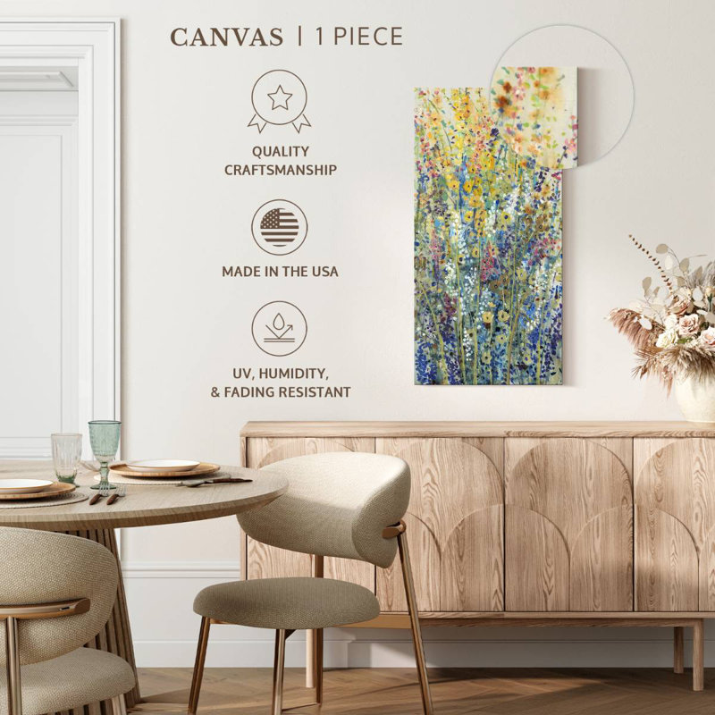 Avery Wildflower Panel II, 30" H x 15" W