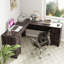 Bureau d'ordinateur en L avec armoire en L 66,5 po Aviyon-88395172
