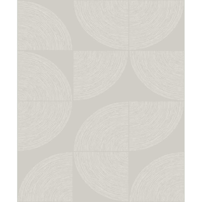Caleiah 10m x 53cm Satin Paste the Wall Wallpaper Roll, Silver