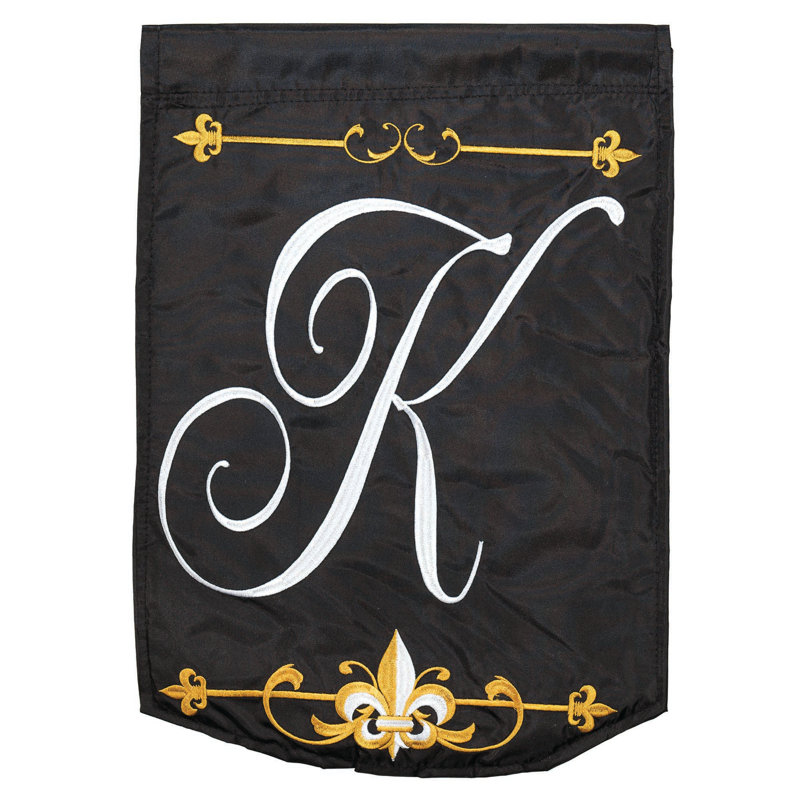 Drapeau de jardin en polyester 18 x 13 po Jasia