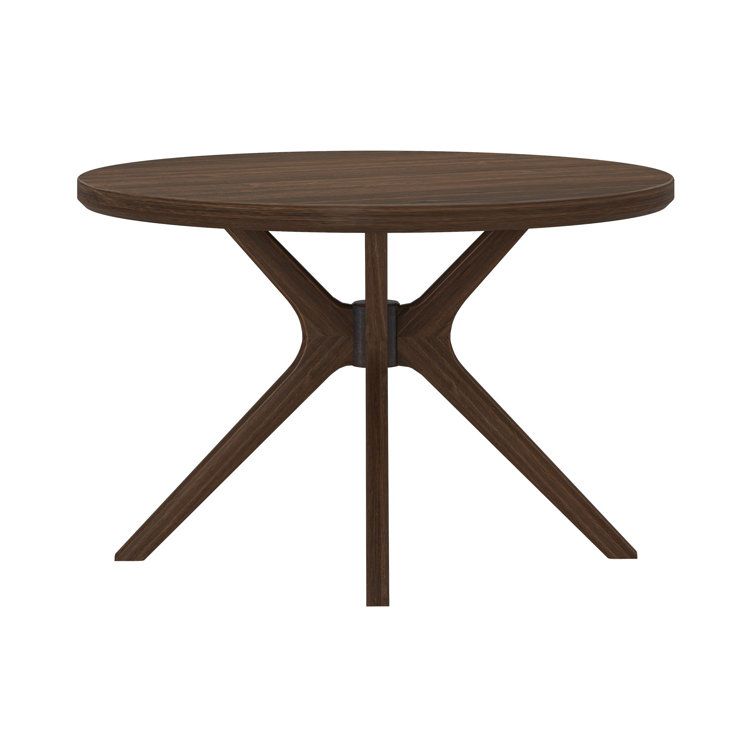 Muhsina Cross Leg Round Dining Table (47in x 47in / 1194mm x 1194mm)