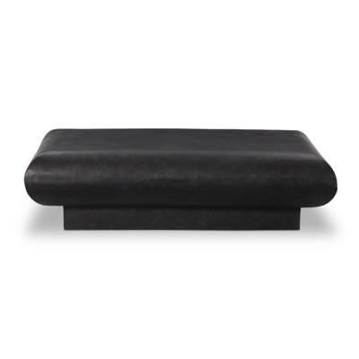 Ambra Outdoor Rectangular Coffee Table-Distressed Bronze