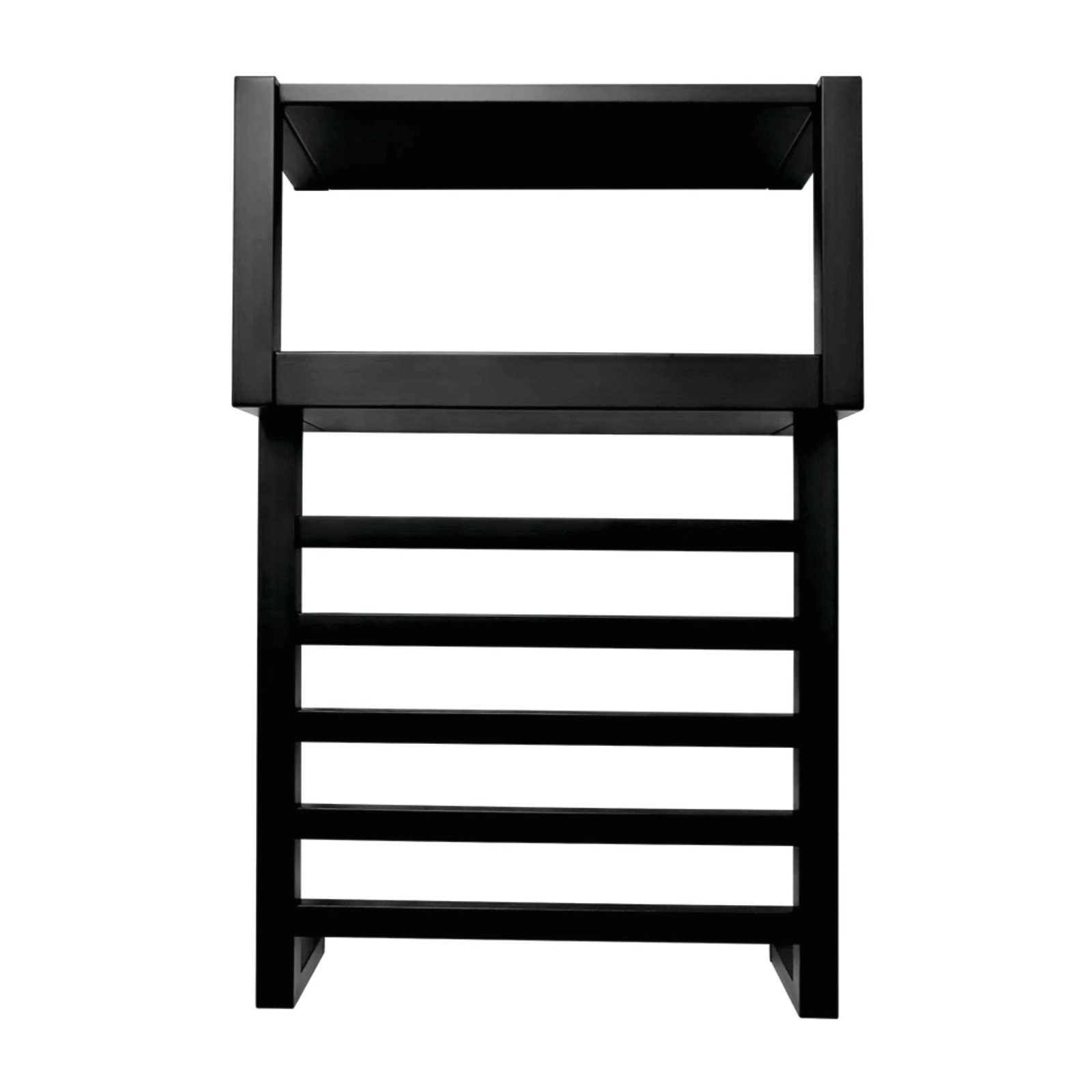 Kingston Brass Markus Stainless Steel Wall Mount Towel Rack with Shelf