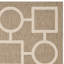 Tapis brun / brun clair à motif géométrique Arneshia-20794304