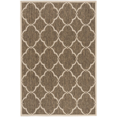 Tapis d'intérieur / extérieur à motif géométrique Adler