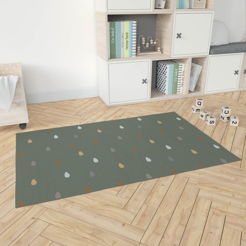 Dino Drops Kids Play Mat, Rectangle 2' x 3'