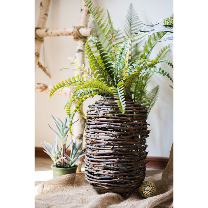 Grande plante artificielle à grande roche