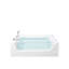 Barbeau 1700mm x 800mm Freestanding Acrylic Bathtub with Tap