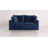 Naomi 58" Velvet Square Arm Loveseat-916879964