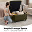 Repose-pieds carré avec rangement Arshi-985560289