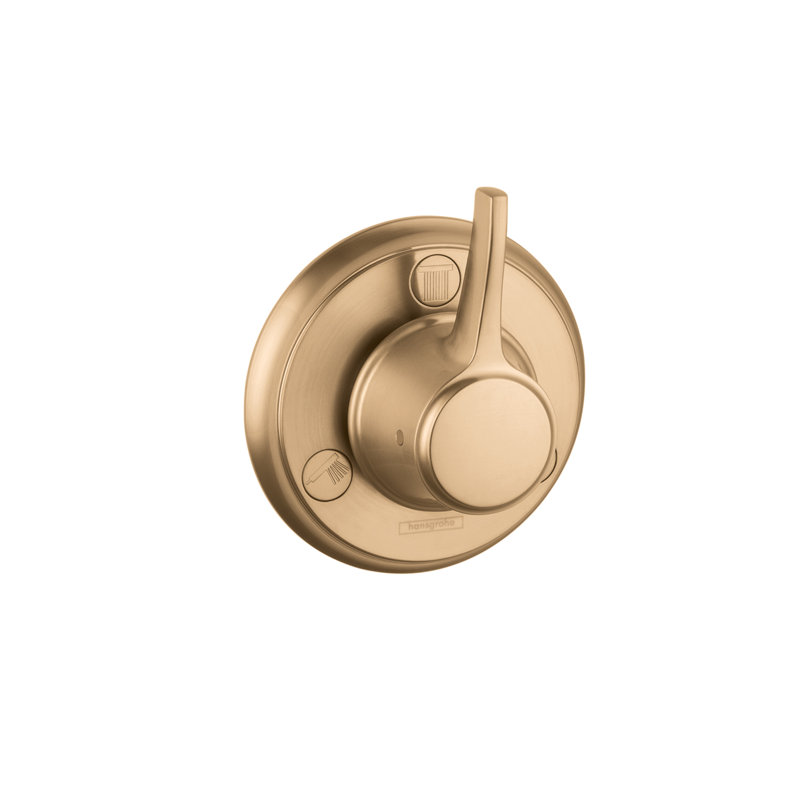 Metris C Trio/Quattro Faucet Trim with Lever Handle, Brushed Bronze