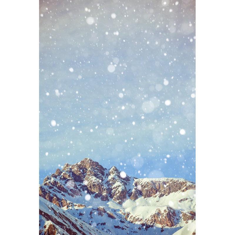 Alps In The Snow by Druvo - Wrapped Canvas Print, 91cm H x 61cm W x 3.8cm D