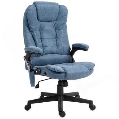Fauteuil de bureau à haut dossier avec 6 vibrations HOMcom