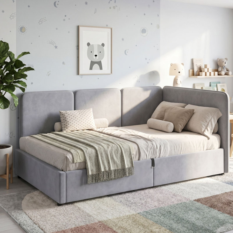 Metal Daybed, Grey