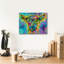 «Cool Goat» par Dean Russo, art mural sur toile-1597699721