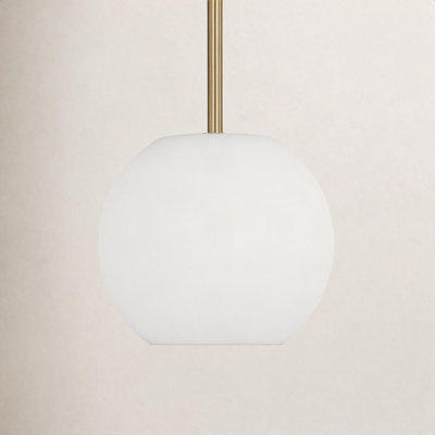 Frans Single Light Glass Dimmable Pendant