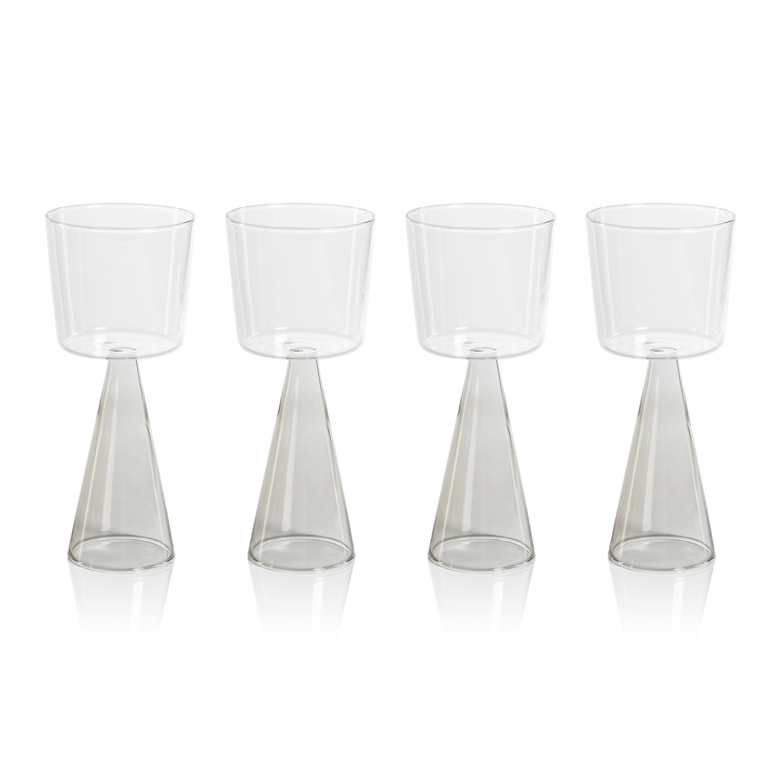 Monticello 9.81oz. White Wine Glass Set, Smoke, 9.81 Oz