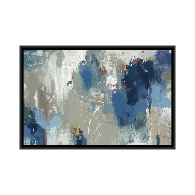«Flutter», reproduction sur toile, H 18 po x l 26 po, Toile encadrée, Noir