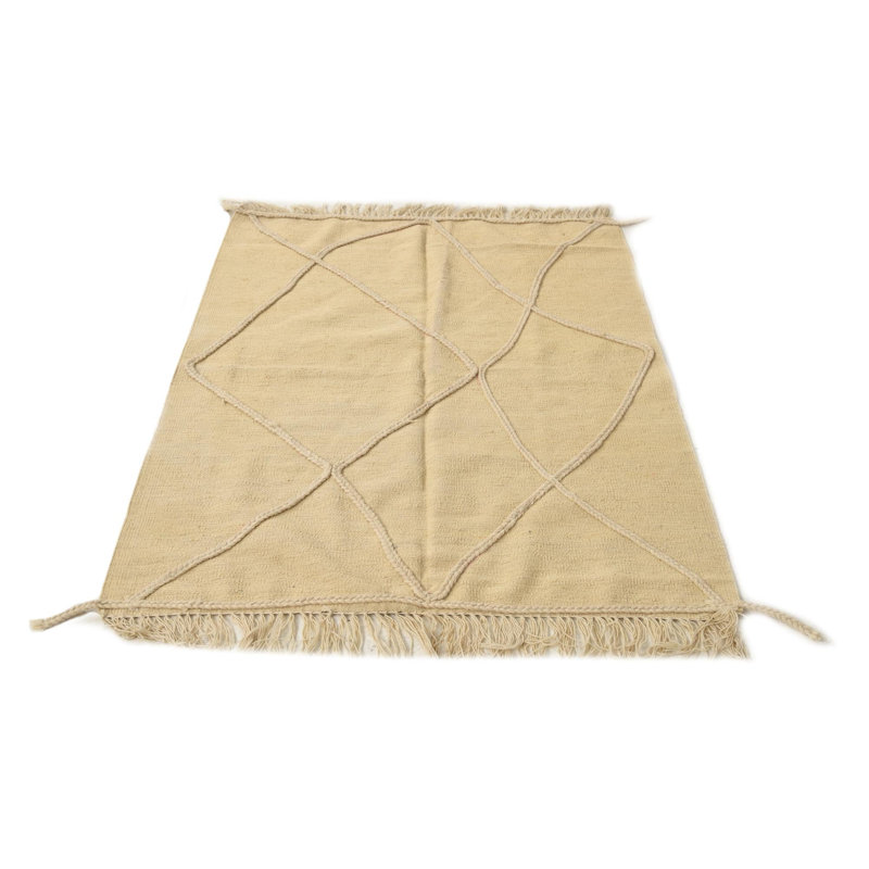 Tapis de couloir ivoire