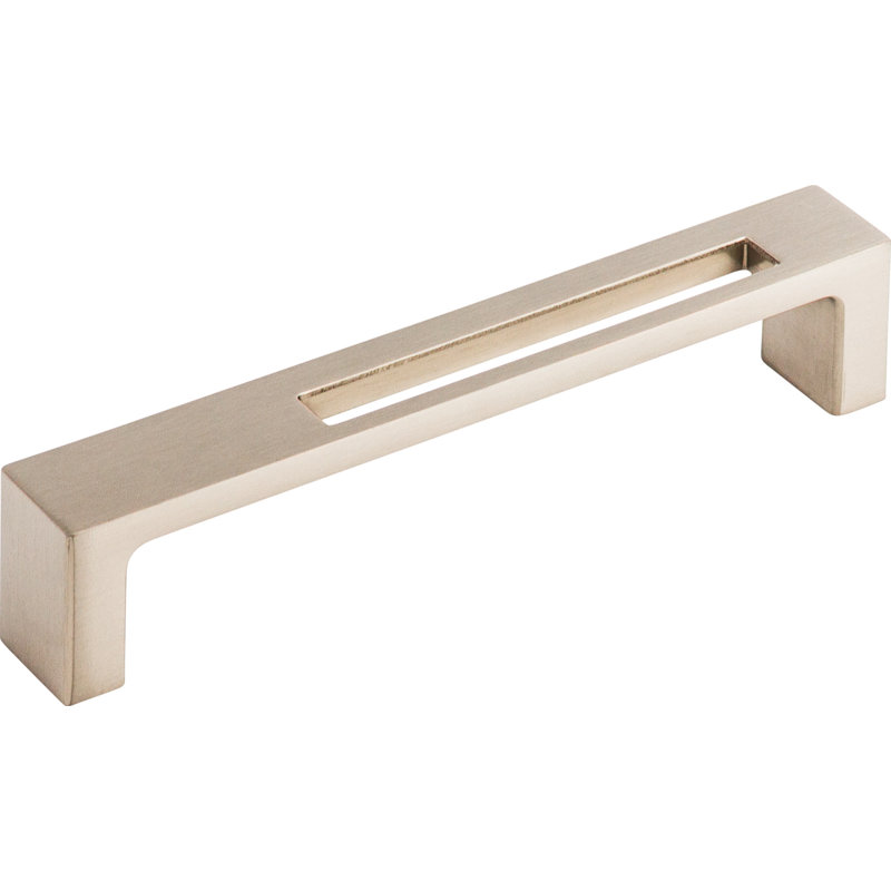 Modern Metro Slot Bar pull, 5" Center to Center, Brushed Satin Nickel