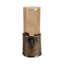 Sagebrook Home 12" Maputo Medium Candle Holder Glass, Brown-756061230