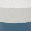 Ensemble de 2 vases de table en bois blanc / gris / bleu Judith