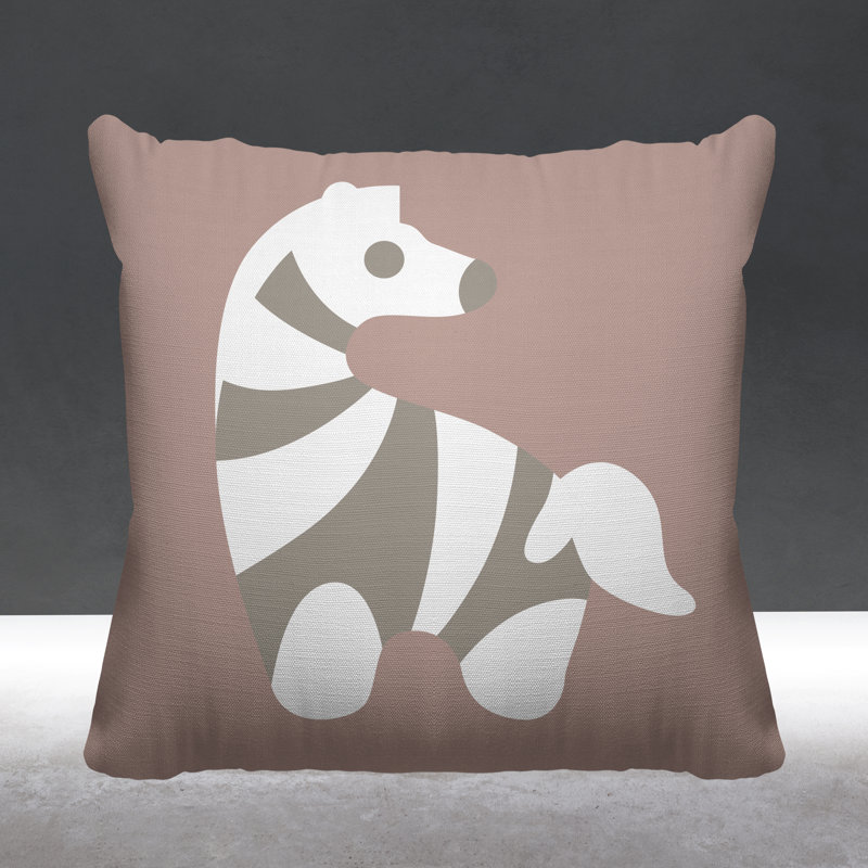 Coussin décoratif Simbi, L 19 po x H 19 po, Ombre