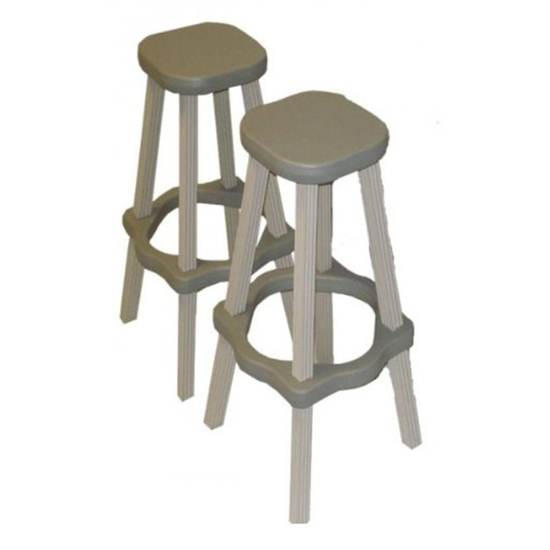 Outdoor Stool, Beige