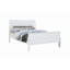Lit moderne, lit en bois massif Louis Phillipe