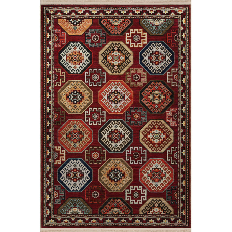Tapis rectangulaire Yajat, Tapis de couloir 3 pi 4 po x 8 pi 3 po