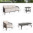 Asheville Patio Aluminum 5 Person Conversation Set With Cushions