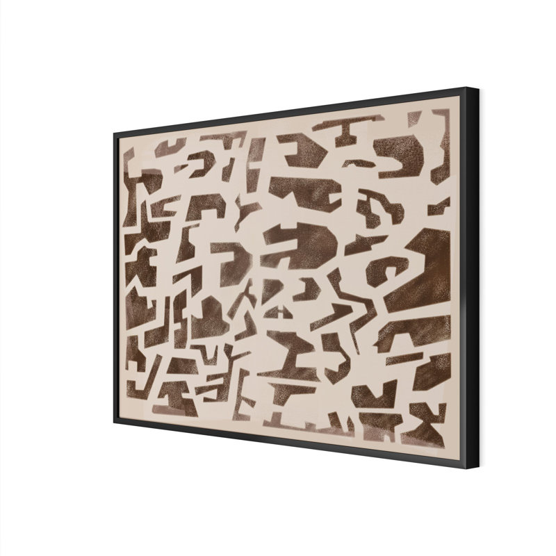Block Sand II Print by Coup D'Esprit, 40" H x 60" W, Vertical Grain White Oak