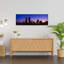 Downtown skyline at night Oklahoma City Oklahoma USA 1 Piece Wrapped Canvas Panoramic Wall Art-1010062868