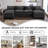 Stronski Upholstered U-Shaped Sectional Reversible-776452926