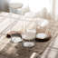 Ensemble de 4 bocaux en verre empilables avec couvercles Libbey