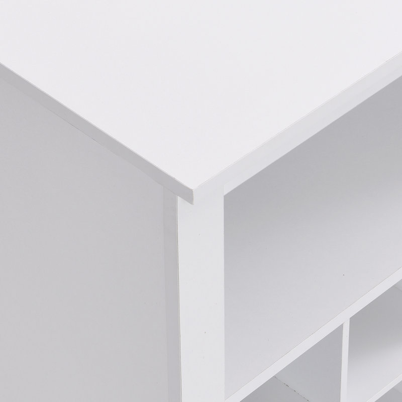 Élégant meuble de rangement pour chaussures à 30 casiers - Organisateur de vestibule moderne à usage polyvalent pour le couloir, la chambre à coucher et le salon