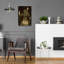 «Halloween Graveyard A» par Jean Plout, art mural en verre acrylique, 16 po x 24 po-1981887539