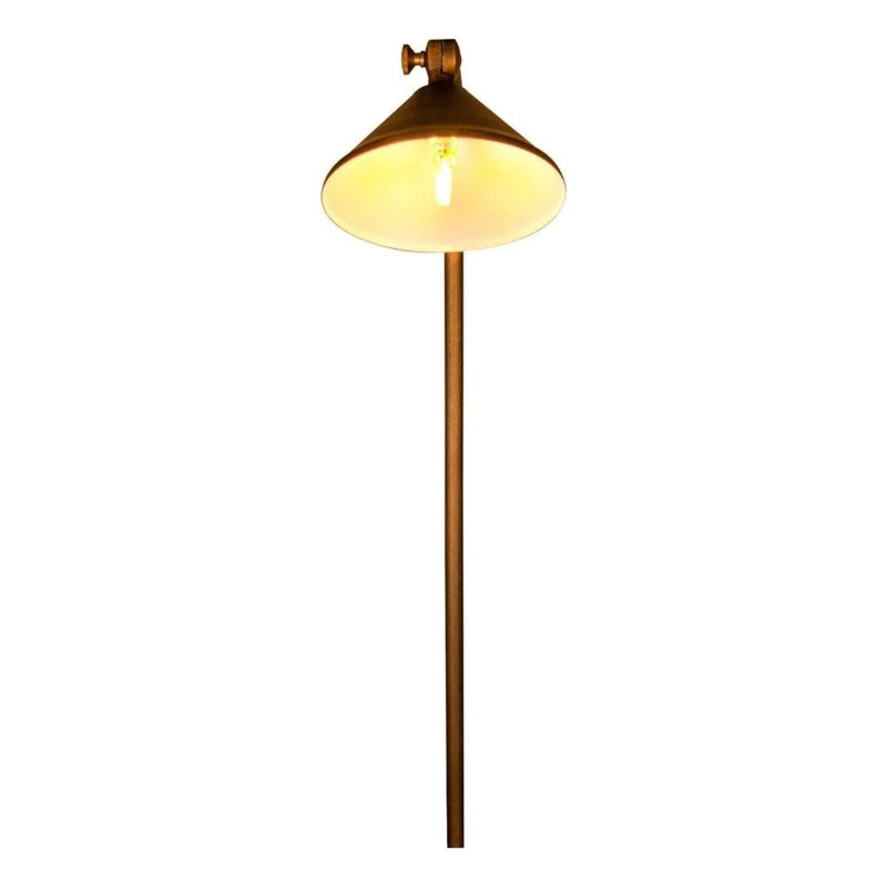 Natural Brass 21.75'' LED Pathway Light with Directional Fixture