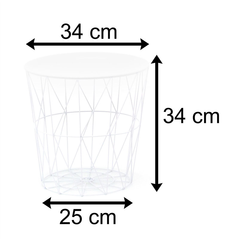 Izchak Tray Top Frame End Table