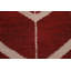 Tapis à chevrons rouge Gabbeh 5 x 8