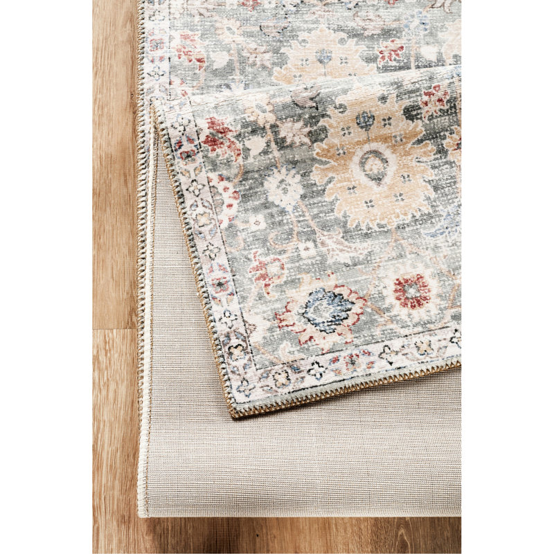 Pavillon de jardin multicolore 7 pi 10 po Tapis X 6 avec velours épais, envers en jute, pour un confort luxueux, des espaces de bureau durables