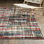 Holub Modern Abstract Grid Multi-coloured Area Rug-76643512
