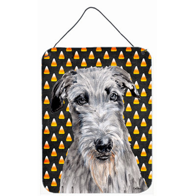 «Burniece Candy Corn», impression d'Halloween sur plaque