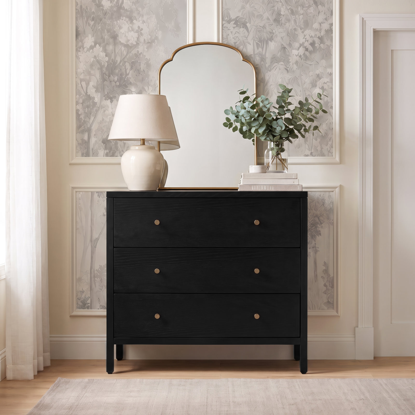 34 " Dresser, Warm Brown