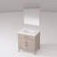 Meuble-lavabo simple 22 po P, comptoir en marbre de culture et Miroir-361621493-361621495