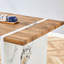 Table et chaise en grain de bois naturel - 55 po x 31,5 po, 4 chaises noires pour la fonctionnalité Home Dazzle-569429339
