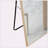 solid wood frame full length mirror